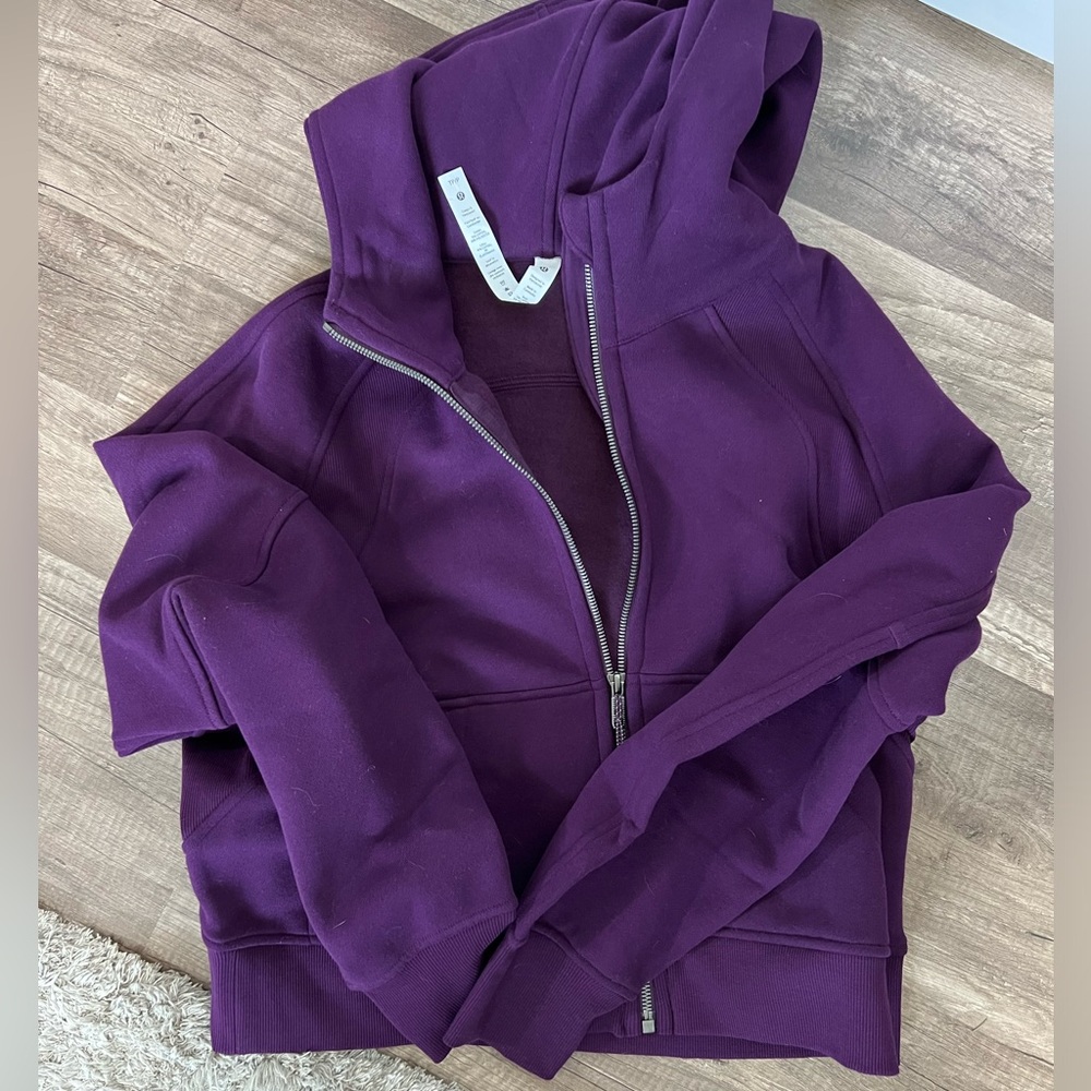 Lululemon oversized full zip scuba